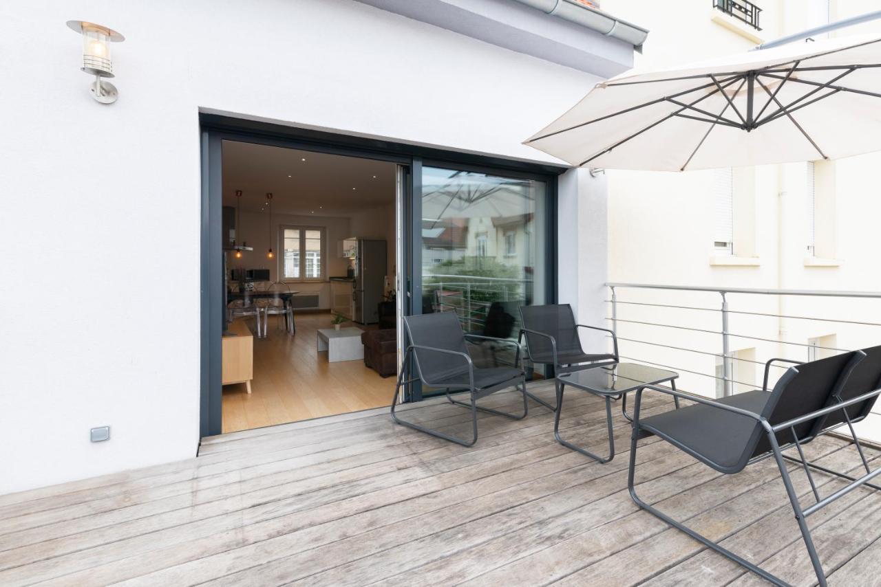 La Terrasse Du Gibet Lägenhet Montigny-les-Metz Exteriör bild